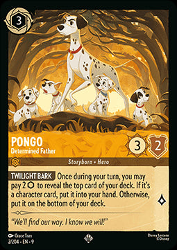 Pongo - Determined Father (V.1) - Fabled (Super Rare) [9FAB-2]