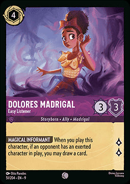 Dolores Madrigal - Easy Listener - Fabled (Common) [9FAB-51]