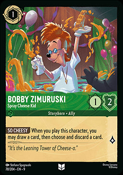 Bobby Zimuruski - Spray Cheese Kid - Fabled (Uncommon) [9FAB-78]