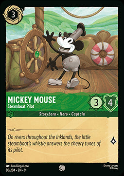 Mickey Mouse - Steamboat Pilot (V.1) - Fabled (Common) [9FAB-80]
