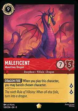 Maleficent - Monstrous Dragon - Fabled (Legendary) [9FAB-108]