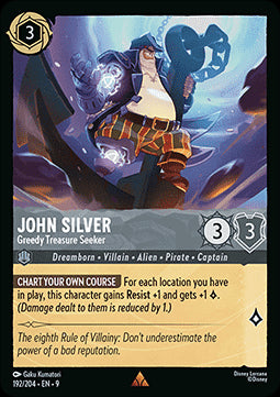 John Silver - Greedy Treasure Seeker - Fabled (Rare) [9FAB-192]