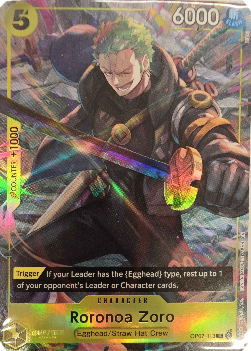 Roronoa Zoro (OP07-113) (V.2) - Unnumbered Promos (Uncommon) [UP-OP07-113]