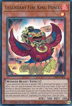 Legendary Fire King Ponix (V.1 - Ultra Rare) - Limited Pack World Championship 2025 (Ultra Rare) [25LP-004]
