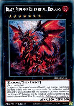 Blaze, Supreme Ruler of All Dragons⁣ - 2025 Mega-Pack Tin⁣ (Secret Rare)⁣ [146]