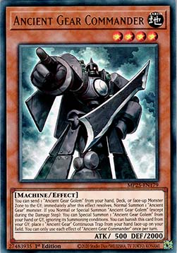 Ancient Gear Commander⁣ - 2025 Mega-Pack Tin⁣ (Ultra Rare)⁣ [179]