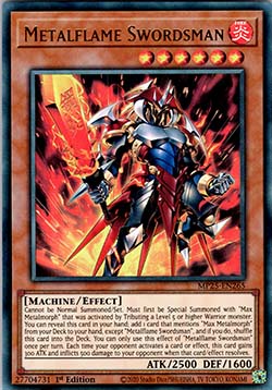 Metalflame Swordsman⁣ - 2025 Mega-Pack Tin⁣ (Ultra Rare)⁣ [265]