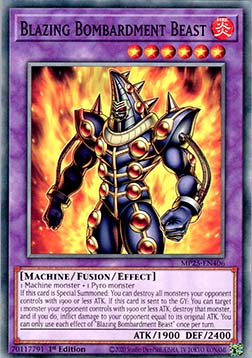 Blazing Bombardment Beast⁣ - 2025 Mega-Pack Tin⁣ (Common)⁣ [406]