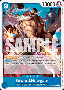 Edward.Newgate (ST22-003) (V.1) - Starter Deck: EX Ace & Newgate (Common) [ST-22-003]