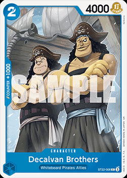 Decalvan Brothers (ST22-008) (V.1) - Starter Deck: EX Ace & Newgate (Common) [ST-22-008]