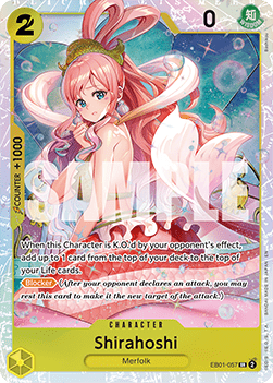 Shirahoshi (EB01-057) - The Best Vol.2 (Super Rare) [PRB02-EB01-057]