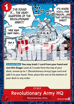Revolutionary Army HQ (OP05-021) (V.1) - The Best Vol.2 (Uncommon) [PRB02-OP05-021]