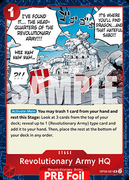Revolutionary Army HQ (OP05-021) (V.2) - The Best Vol.2 (Uncommon) [PRB02-OP05-021]