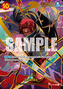 Shanks (OP06-007) (V.2) - The Best Vol.2 (Special Rare) [PRB02-OP06-007]