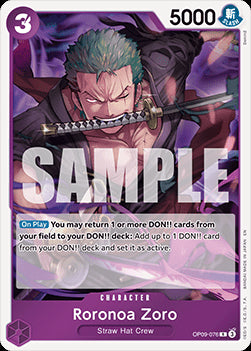 Roronoa Zoro (OP09-076) (V.1) - The Best Vol.2 (Rare) [PRB02-OP09-076]
