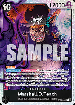 Marshall.D.Teach (OP09-093) - The Best Vol.2 (Super Rare) [PRB02-OP09-093]