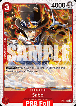 Sabo (P-044) (V.2) - The Best Vol.2 (Promo) [PRB02-P-044]