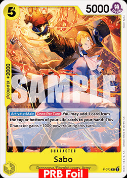 Sabo (P-073) (V.2) - The Best Vol.2 (Promo) [PRB02-P-073]