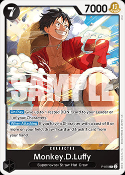 Monkey.D.Luffy (P-075) (V.1) - The Best Vol.2 (Promo) [PRB02-P-075]