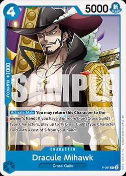 Dracule Mihawk (P-081) (V.1) - The Best Vol.2 (Promo) [PRB02-P-081]