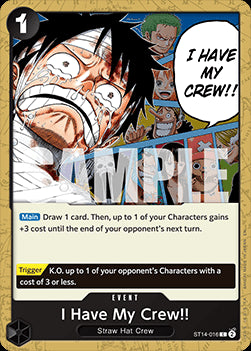 I Have My Crew!!o (ST14-016) (V.1) - The Best Vol.2 (Common) [PRB02-ST14-016]