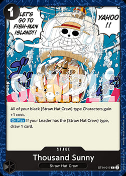 Thousand Sunny (ST14-017) (V.1) - The Best Vol.2 (Common) [PRB02-ST14-017]