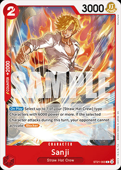 Sanji (ST21-003) (V.1) - The Best Vol.2 (Common) [PRB02-ST21-003]