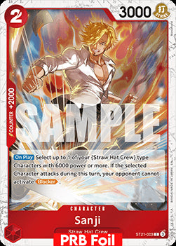 Sanji (ST21-003) (V.2) - The Best Vol.2 (Common) [PRB02-ST21-003]