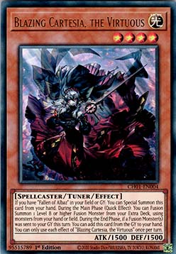 Blazing Cartesia, the Virtuous - THE CHRONICLES DECK: The Fallen & The Virtuous (All-Foil Edition) (Ultra Rare) [CH01-004]