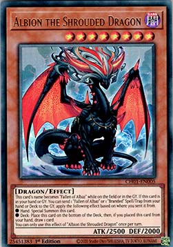 Albion the Shrouded Dragon - THE CHRONICLES DECK: The Fallen & The Virtuous (All-Foil Edition) (Ultra Rare) [CH01-005]