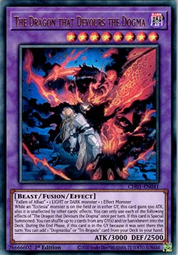 The Dragon that Devours the Dogma (V.1 - Ultra Rare) - THE CHRONICLES DECK: The Fallen & The Virtuous (All-Foil Edition) (Ultra Rare) [CH01-041]