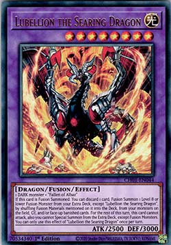 Lubellion the Searing Dragon - THE CHRONICLES DECK: The Fallen & The Virtuous (All-Foil Edition) (Ultra Rare) [CH01-044]