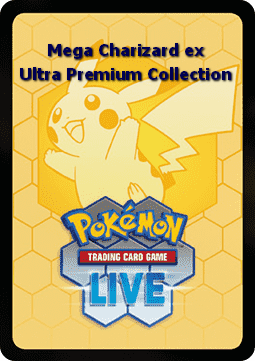 Live Code Card: Mega Charizard X ex Ultra-Premium Collection - Mega Evolution Products (Online Code Card)