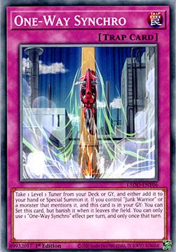 One-Way Synchro - Legendary 5D's Decks (Common) [L5DD-Y06]
