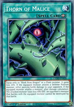 Thorn of Malice - Legendary 5D's Decks (Common) [L5DD-A20]