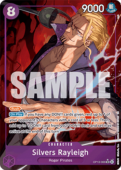 Silvers Rayleigh (OP13-066) (V.2) - Carrying on his Will (Alternate Art) [OP13-066]