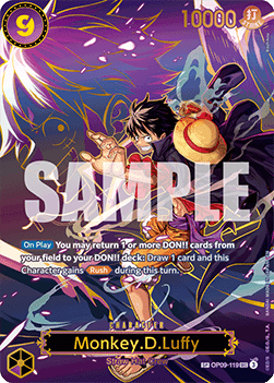 Monkey.D.Luffy (OP09-119) - Carrying on his Will (Special Rare) [OP13-OP09-119]