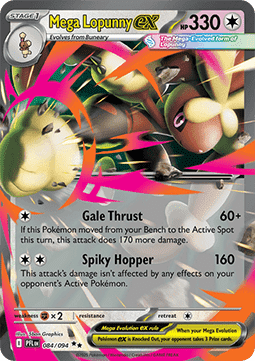 Mega Lopunny ex - Phantasmal Flames (Double Rare) [PFL-084]