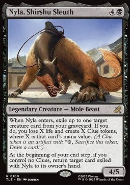 Nyla, Shirshu Sleuth (V.1) - Magic: The Gathering | Avatar: The Last Airbender: Eternal (Rare) [TLE-109]
