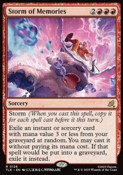 Storm of Memories (V.1) - Magic: The Gathering | Avatar: The Last Airbender: Eternal (Rare) [TLE-126]