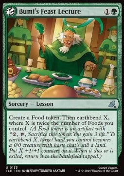 Bumi's Feast Lecture - Magic: The Gathering | Avatar: The Last Airbender: Eternal (Uncommon) [TLE-133]