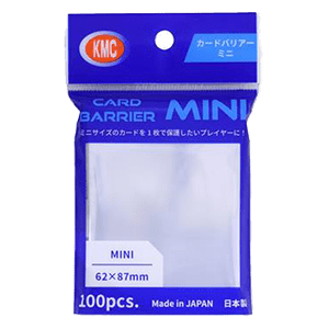 100 KMC Mini Card Barrier Sleeves