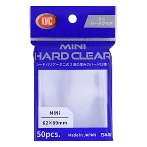 50 KMC Mini Hard Sleeves