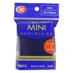 60 KMC Mini Hyper mat Sleeves (Blue)
