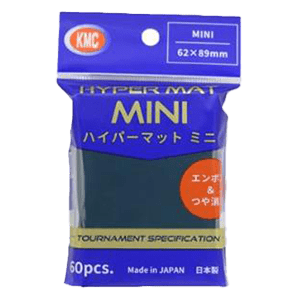 60 KMC Mini Hyper mat Sleeves (Green)