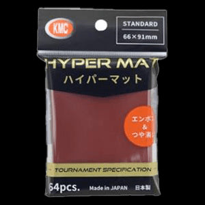 64 KMC Hyper mat Sleeves (Red)