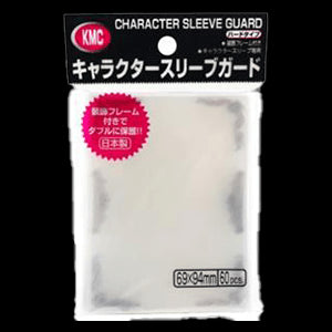 60 KMC Silver Character Sleeve Covers (Translucent) (Version 2)
