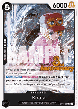 Koala (OP13-081) - Promos: Carrying on his Will (Common) [OP13P-081]