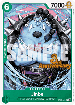 Jinbe (OP13-029) - Promos: Carrying on his Will (Uncommon) [OP13P-029]