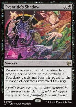 Eventide's Shadow - Commander: Lorwyn Eclipsed (Rare) [ECC-8]